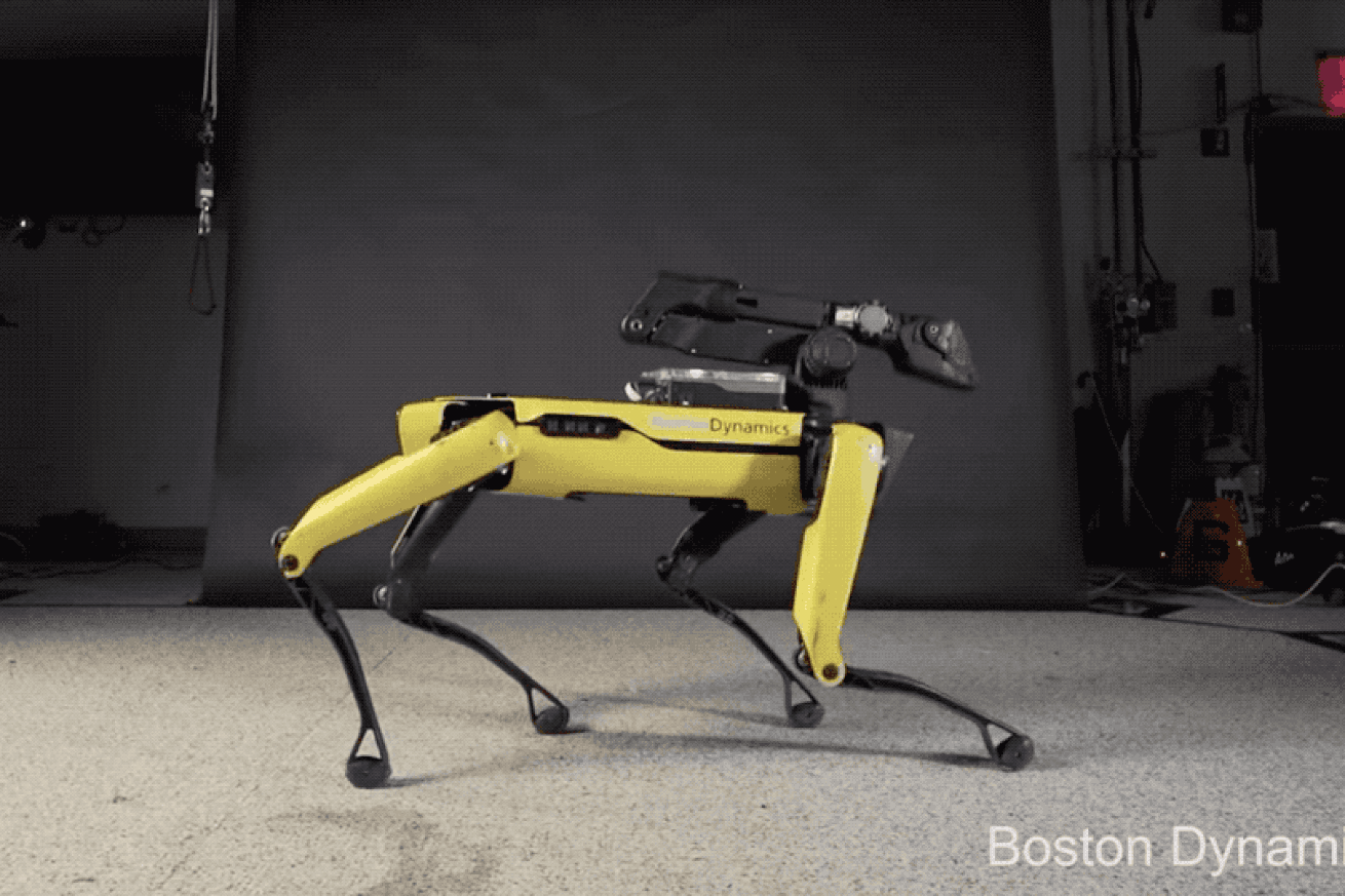 Boston Dynamic's dancing robot dog
