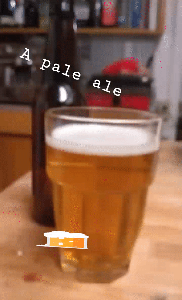 Photo of the pale ale